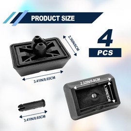 4-Pack Jack Pad Adapters (51718268885) - Under Car Jack Support Lift Compatible with E46/E63/E64/E65/E66/E83/E85/E86/E89 Models - Lift Support Point Pads