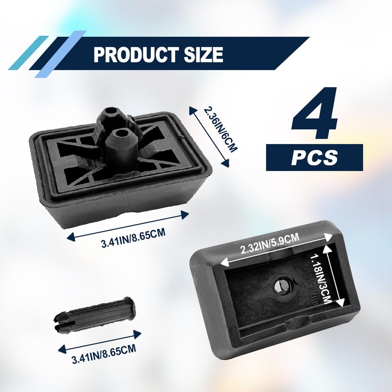 4-Pack Jack Pad Adapters (51718268885) - Under Car Jack Support