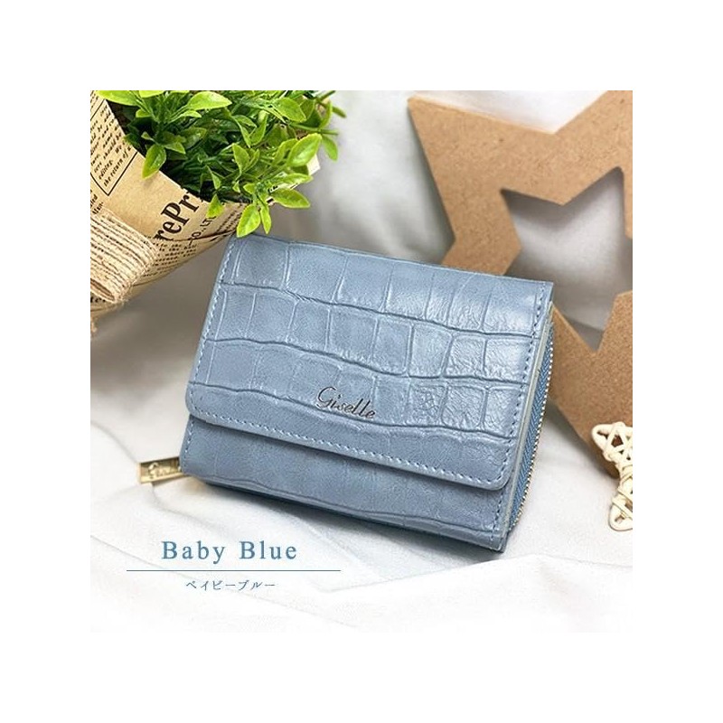 [ジゼル] 訳あり 財布 三つ折り財布 レディース コンパクト 小さい ミニウォレット 小銭入れ カード入れ