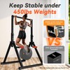 WATBKHE Power Tower Pull Up Dip Station Foldable, Pull Up