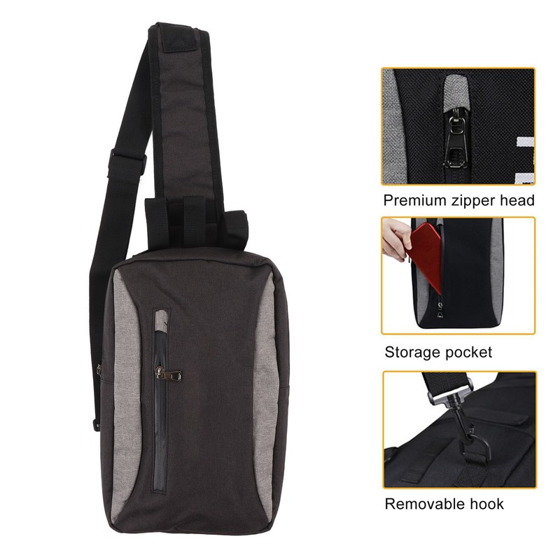 Cycling Shoulder Bag Dual Purpose Frosted Cloth Cycling Sling Backpack