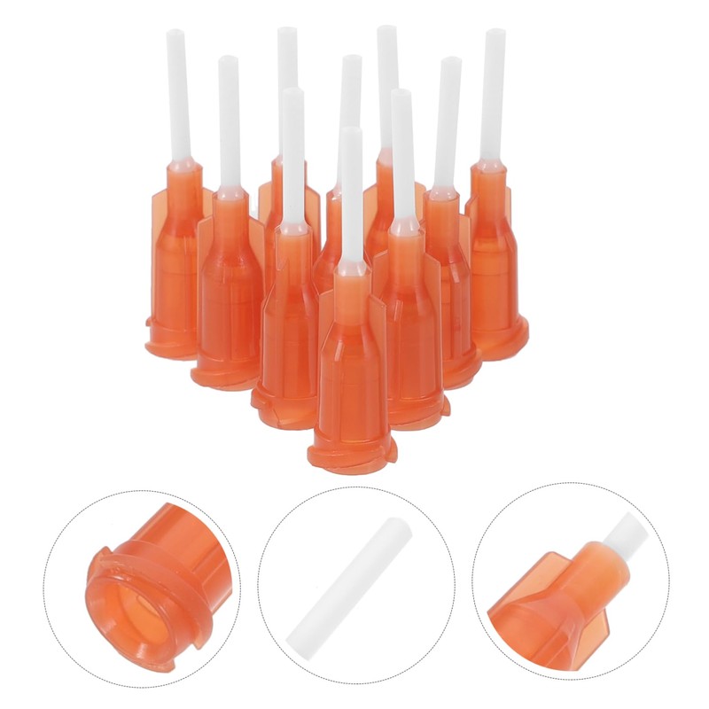 STOBAZA 50pcs Multipurpose Dispensing Tip Reusable for Electronics Pharma Auto
