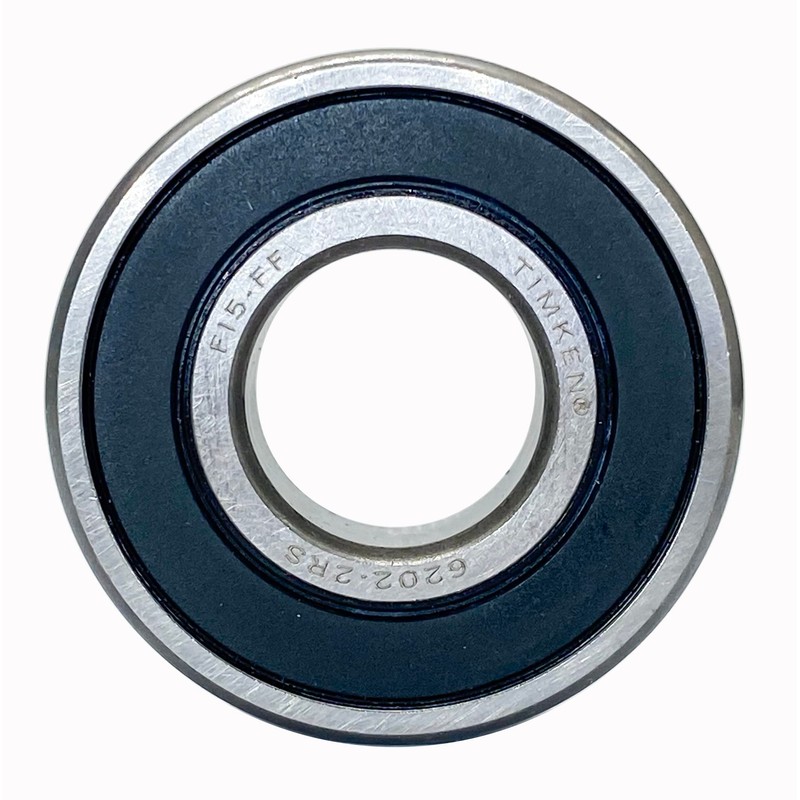 2PACK TIMKEN 6202-2RS Double Rubber Seal Bearings 15x35x11mm, Pre-Lubricated and
