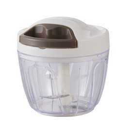 Takehara Can Chopper, Easy Chopper, Large Size, Diameter 4.9 x Height 5.1 inches (12.5 x 13 cm), Compact, Easy to Pull on a String, Capacity 22.9 fl oz (650 ml), 3 Blades, A-95, White/Green