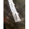 10 x Fast Load Merchandising Strip, Translucent Moulded Clip Strips