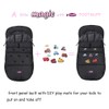 Kids DIY Play Fun Universal Stroller Bunting Bag,Winter Weather Resistant