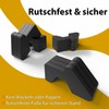 BigDean Füßchen Untersetzer Spezial Anthrazit Blumentöpfe Füßchen ersetzt Untersetzer (8)