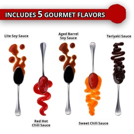 Best of Thailand Sauce Variety Pack | Gift Set of 5 [23.65oz] Bottles Packed with Flavor|Perfect Package for Grill Chefs | Grilling & Cooking Gifts for Men | Gourmet Umami Sauce Sampler Sets | Kosher