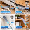 Extendable Under-Bed Duster for Hard-to-Reach Cleaning – Washable Soft Bristle