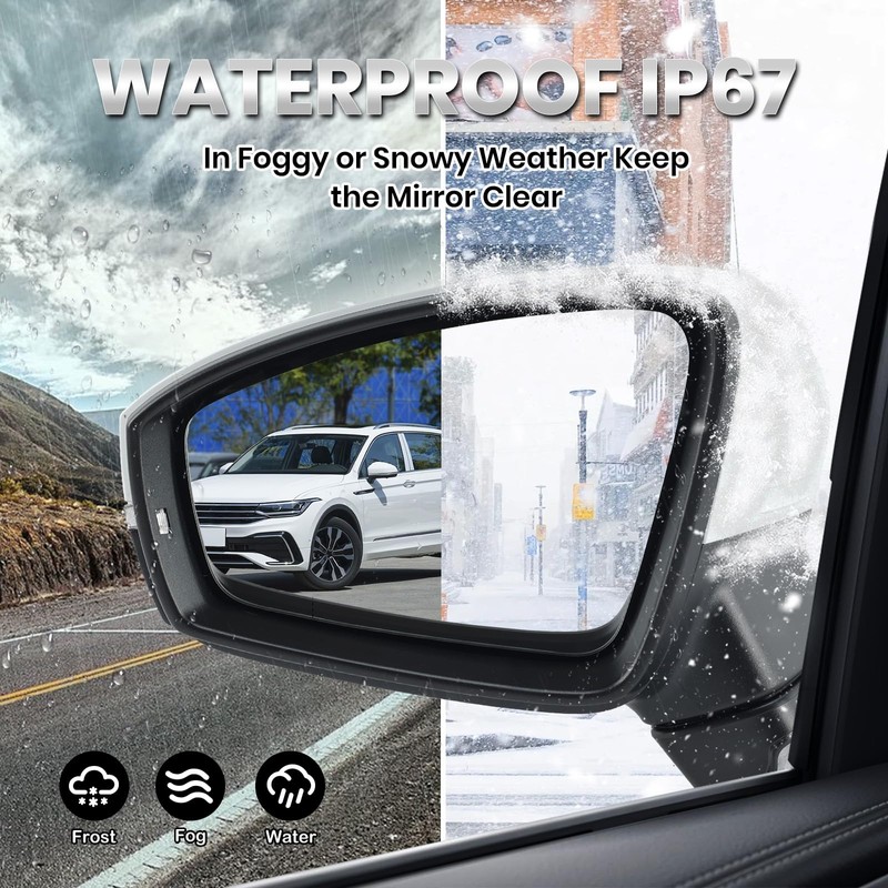 Left Driver Side Mirror Compatible with Volkswagen Tiguan 2018 2019