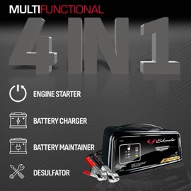Schumacher Electric Schumacher SC1361 12V Fully Automatic Battery Charger and 10/50A Engine Starter