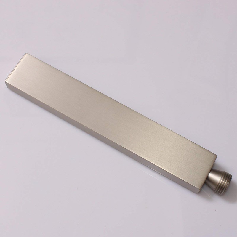 Square Solid Brass Hand Held Shower Head With Wall Connector