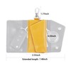Large leather key case wallet with 6 hooks and keychains/rings