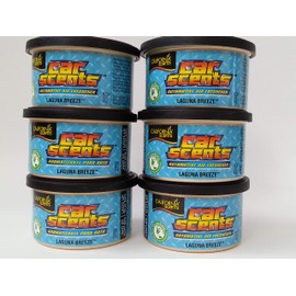 Car Scents California Laguna Breeze Air Freshener Pack of 6
