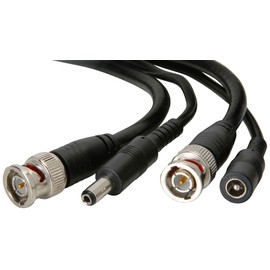 SeqCam 50 ft. RG59 and 2DC CCTV Cable with BNC Connector for CCTV Camera, Security Camera, Security System