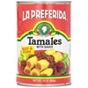 La Preferida Beef & Pork Tamales Hearty Mexican Canned Tamales