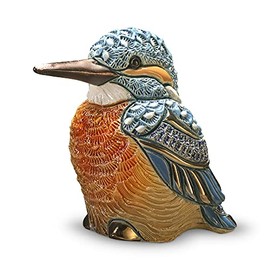 De Rosa F232 Kingfisher Bird Figurine 3 Inches x 2.75 Inches x 3.5 Inches
