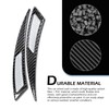 Bawkars 2 PCS Wheel Eyebrow Protectors, Carbon Fiber Car Side