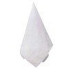 Perry Ellis 12 Pack Handkerchief (Permanent Press White with Satin