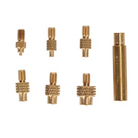 Heat Set Insert Tips, Soldering Tip Set M2 M2.5 M3 M4 M5 M6 1/4 Inch M8 Universal 936 Soldering Iron Tips 3D Printer Parts