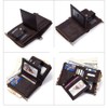 Leather Mens Wallet RFID Blocking Soft Genuine Gents Wallet with