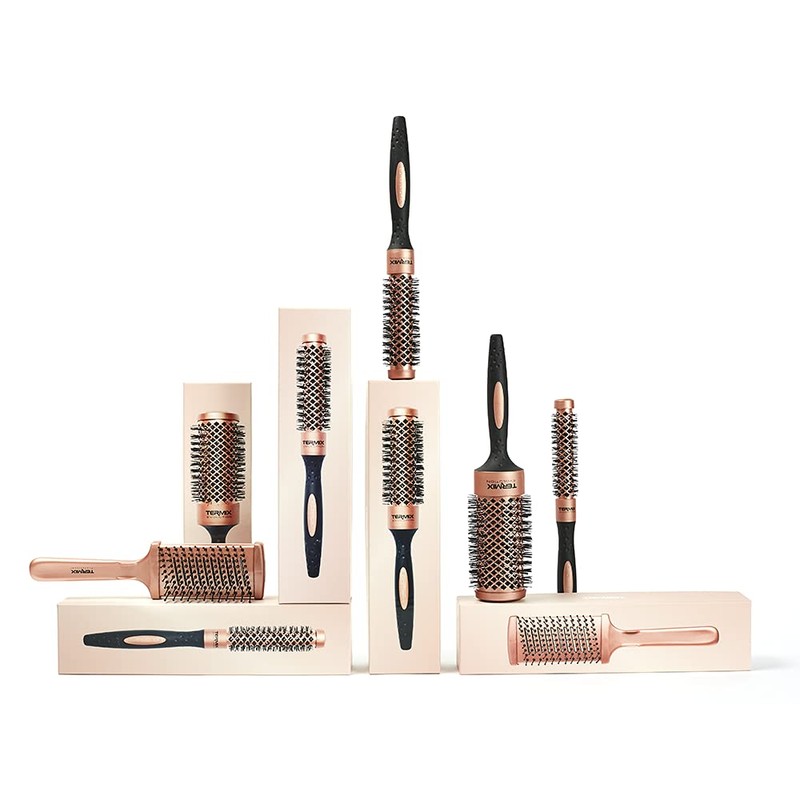 Professional Round Hair Brush Termix Evolution Gold Rose Diameter 23