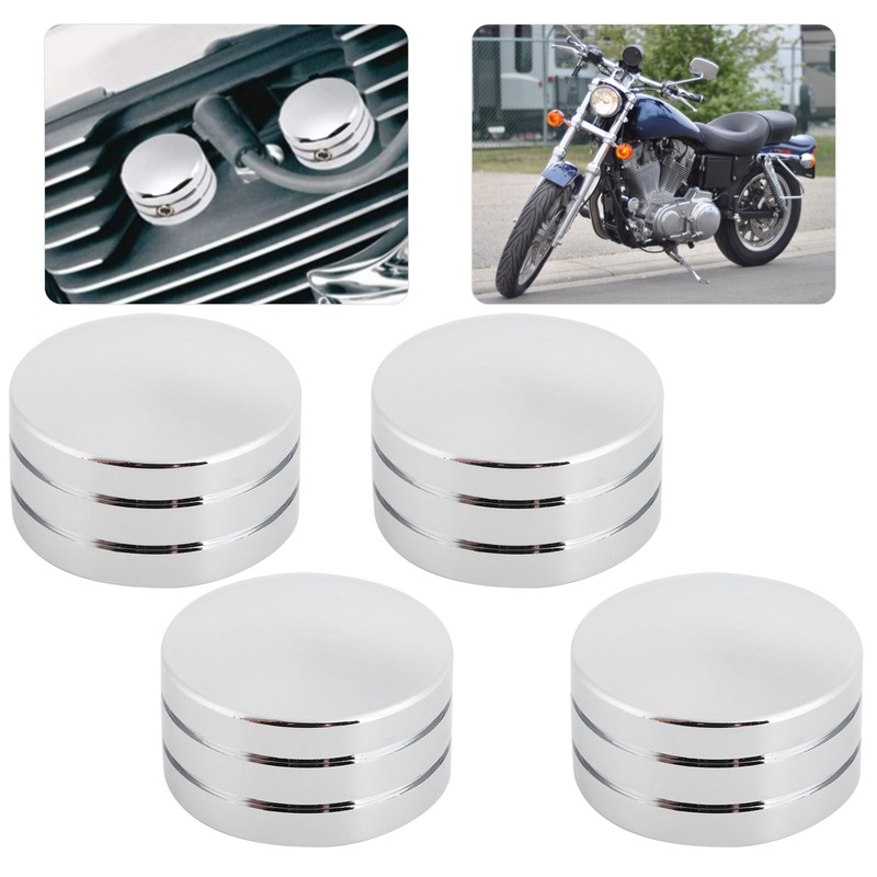 4pcs Engine Cover Head Bolt Topper Cap Fit for XL883/Big