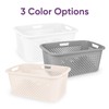 Superio Gradient Perforated Laundry Basket with Ergonomic Handles - Modern