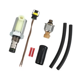 Hihaha NO. 5C3Z-9C968-CA 6.0L Fuel Injector Pressure Regulator and ICP Sensor W/Plug Pigtail Harness for Ford F250 F350 F450 F550 E350 E450 Super Duty for Ford Excursion/Durable /1 Set