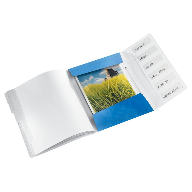 Leitz A4 Divider Book, Holds Up to 200 Sheets, Integrated