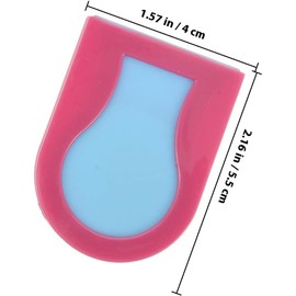 6 Piezas Tiza Cabello Lavable Temporal para Oscuro, 6 Colores