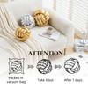 TESICA Handmade Round Knot Ball Pillow Pillow Plush Pillow Knotted