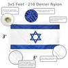 Anley EverStrong Series Israel Flag 3x5 Foot Heavy Duty Nylon