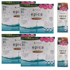 Menicon Epica Aquamore 14 x 10.1 fl oz (310 ml) x 3 x 4 sets + 2 x 310 ml Cans
