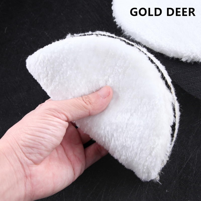 GOLD DEER 6 Pcs 6 Inch Wool Buffing Polishing Pad