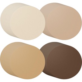 Moinchore 100 Pcs Brown Paper Disposable Place Mats Brown Paper Table Placemats for Holiday Wedding Bridal Shower Tea Party Banquet Supplies Home Dinning Decor (Coffee Color, 13 Inch)