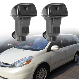 85381-AE020 Front Windshield Washer Nozzle Jet Kit Replacement for Toyota Sienna 2004 2005 2006 2007 2008 2009 2010 Replace Part # 85381-AE020 (2 Pack)