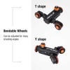 Yinhing Camera Motor Dolly,YELANGU L4X Mini Motorized Electric Track Slider