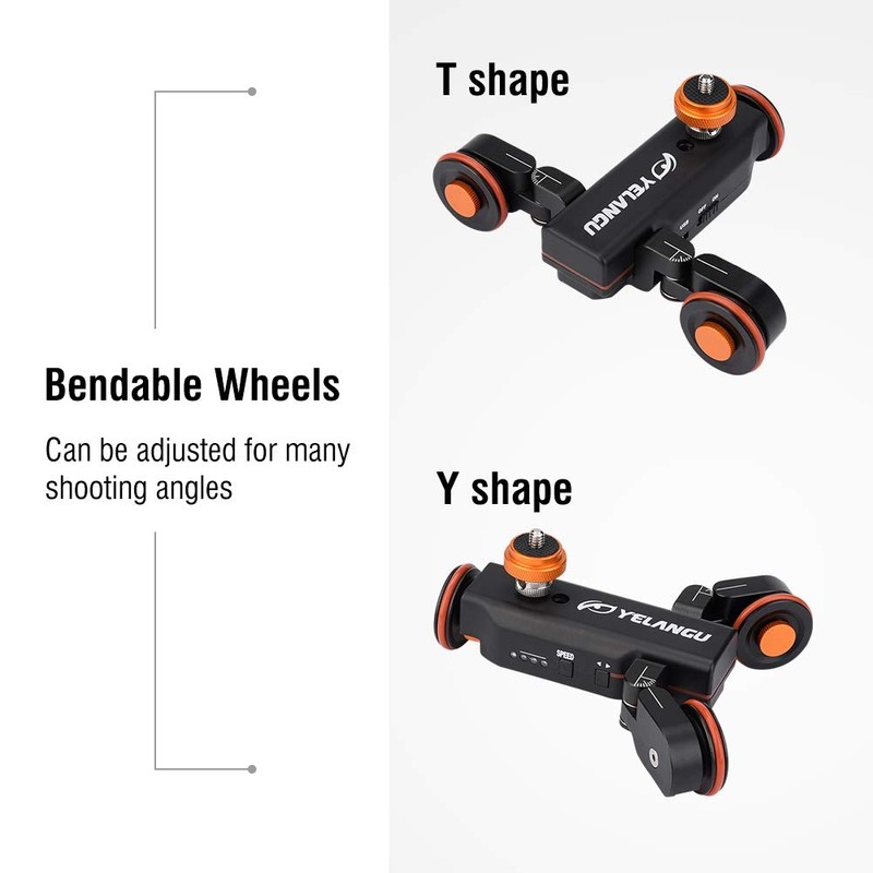 Yinhing Camera Motor Dolly,YELANGU L4X Mini Motorized Electric Track Slider