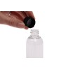 SEB Enterprises 100ml Travel Bottles with Black Screw Lids Pack
