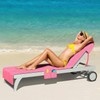 Vinsani Sun Lounger Beach Towel Carry with Pockets Sand Free
