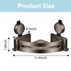 Shower Caddy Corner,Suction Cup Shower Caddy with Hooks,No Drilling Rustproof