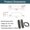 2 Pack Magnetic Reed Switch Normally NC Waterproof Magnetic Reed