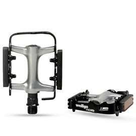 MOHEGIA Bike Pedals,MTB Flat Bicycle Pedal Sets,9/16 Non-Slip Aluminum Replacement for Mountain BMX MTB-Pair