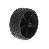 4Pcs Black 48mm Rubber Tires, Simulation Rubber Wheel Tire Wheel
