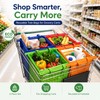 Reusable Shopping Tote Bags for Grocery Carts – 4-Piece Foldable