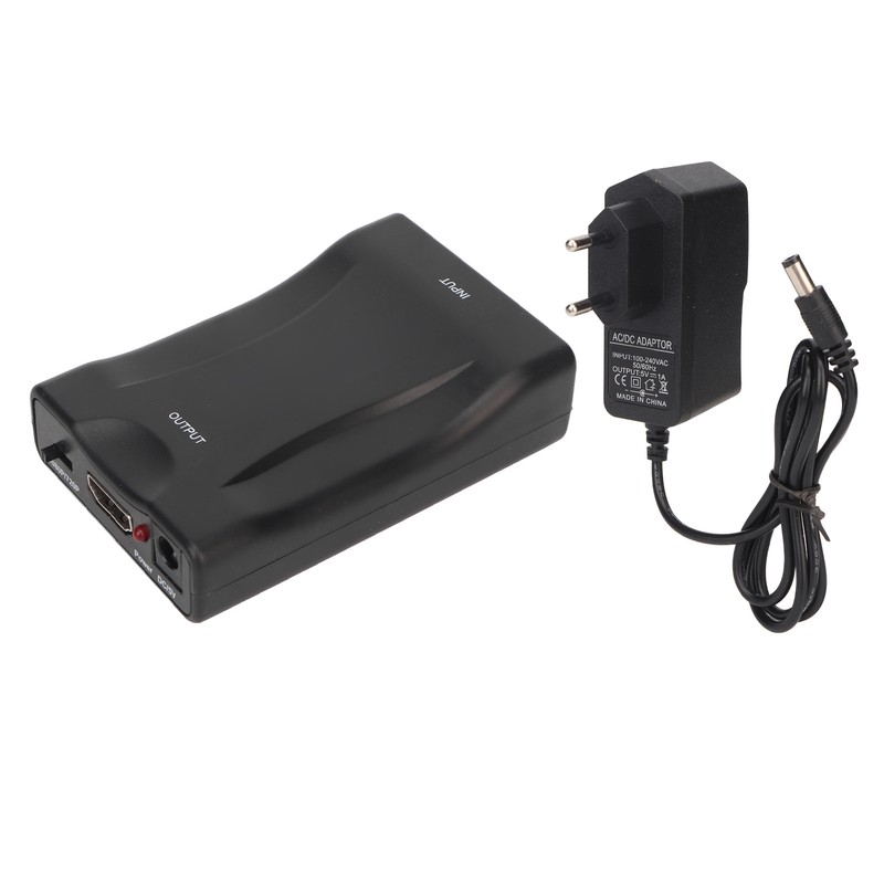 SCART to HD Multimedia Interface Adapter Support 720p 1080P Output