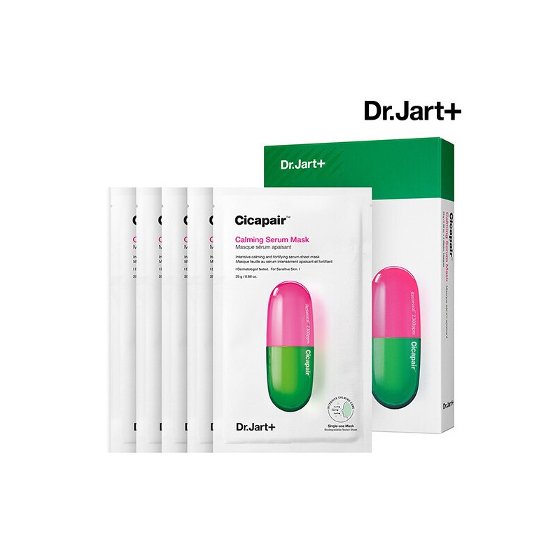 Dr. Jart+ 닥터자르트 임박특가 시카페어 카밍 세럼 마스크 5매 (+시카페어