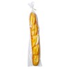 6 x 28 Inch French Bread Bags, 100 Clear Plastic