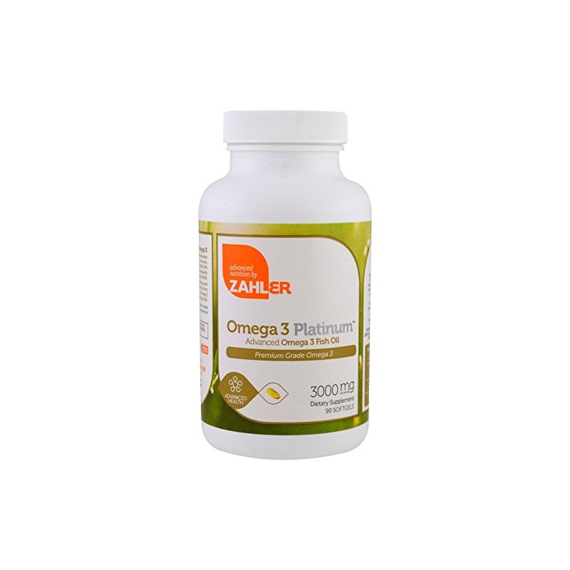 Zahler Omega 3 Platinum Advanced Omega 3 Aceite de pescado